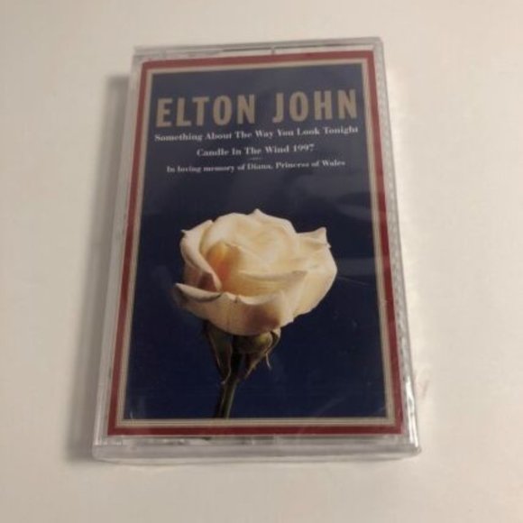 New Vintage Cassette Elton John Princess Diana Tribute 1997 Candle in the Wind - Picture 1 of 4